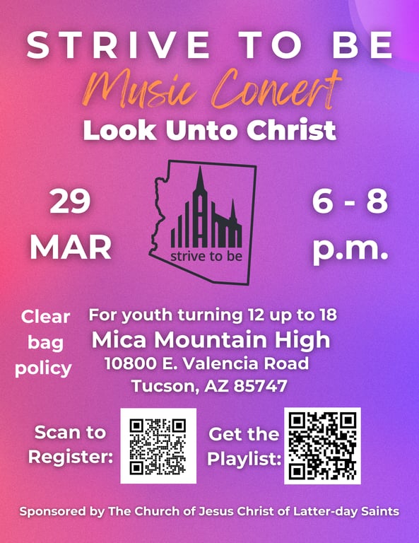 Strive To Be Concert Tucson 2025