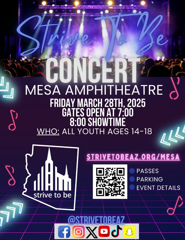 Strive To Be Concert Mesa 2025